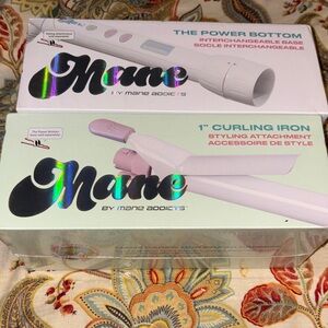 Mane Addicts The Power Bottom with 1” Curling Styling Attachment NIB